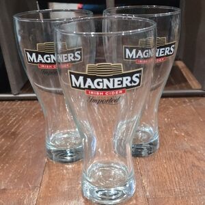 Magners Irish Ciders Pilsner Beer Glases - 3